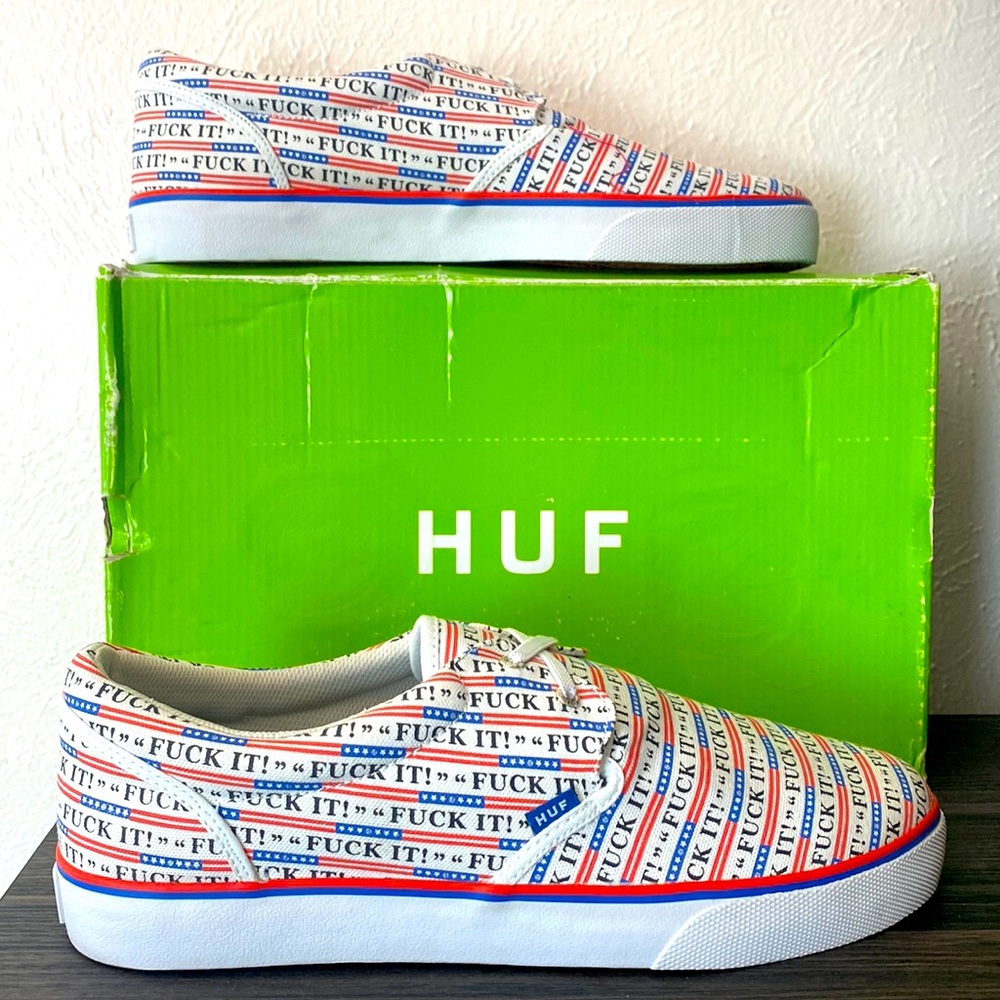HUF f*ck it shoes I great condition I worn once* size 12